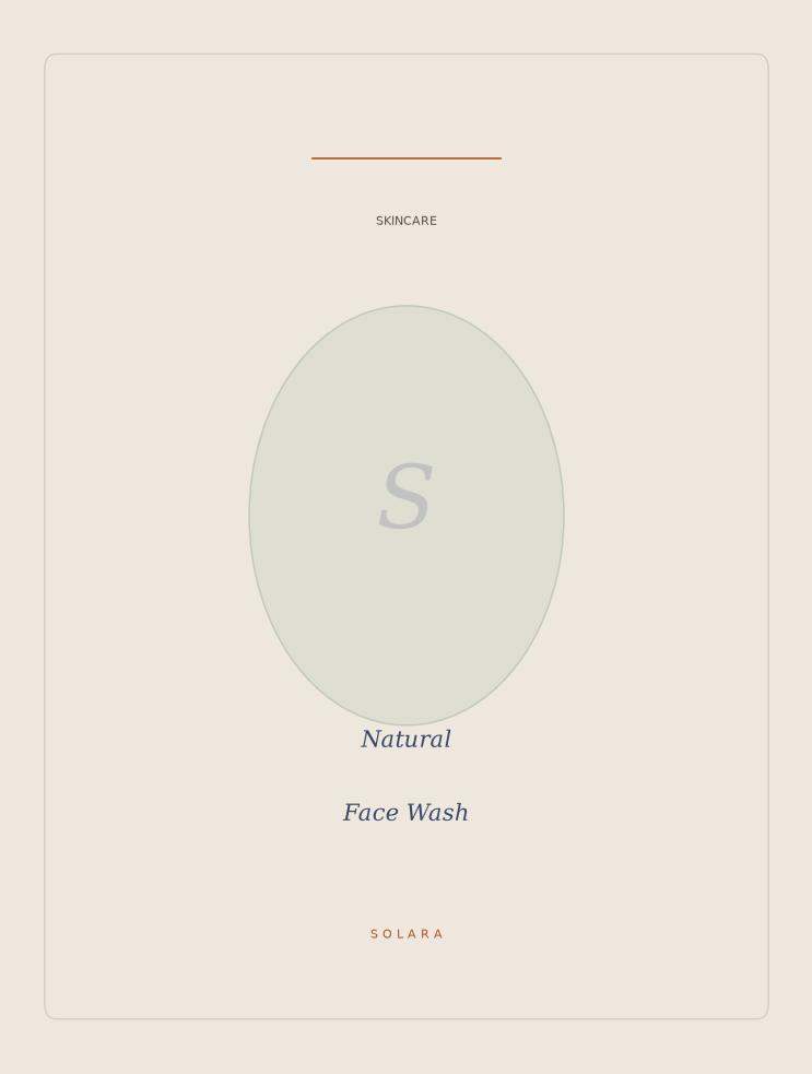 Botanical Face Wash